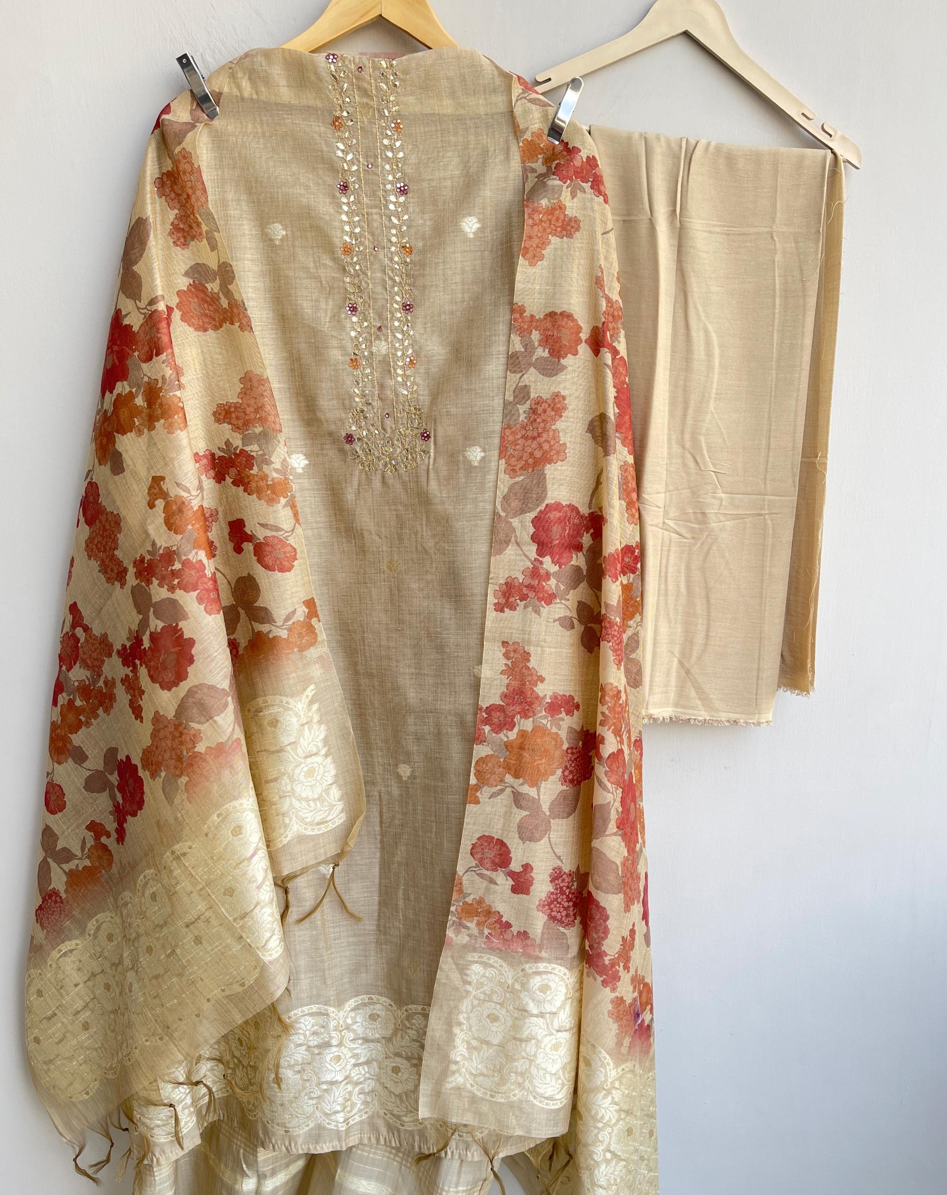 Mul Chanderi Unstitched Ladies Suit RC-18450 (a) – view 3
