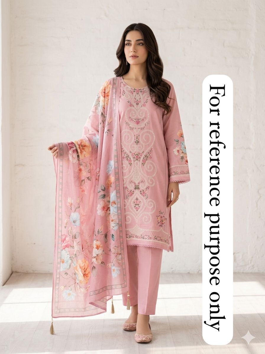 Mul Chanderi Unstitched Ladies Suit RC-18894(B)
