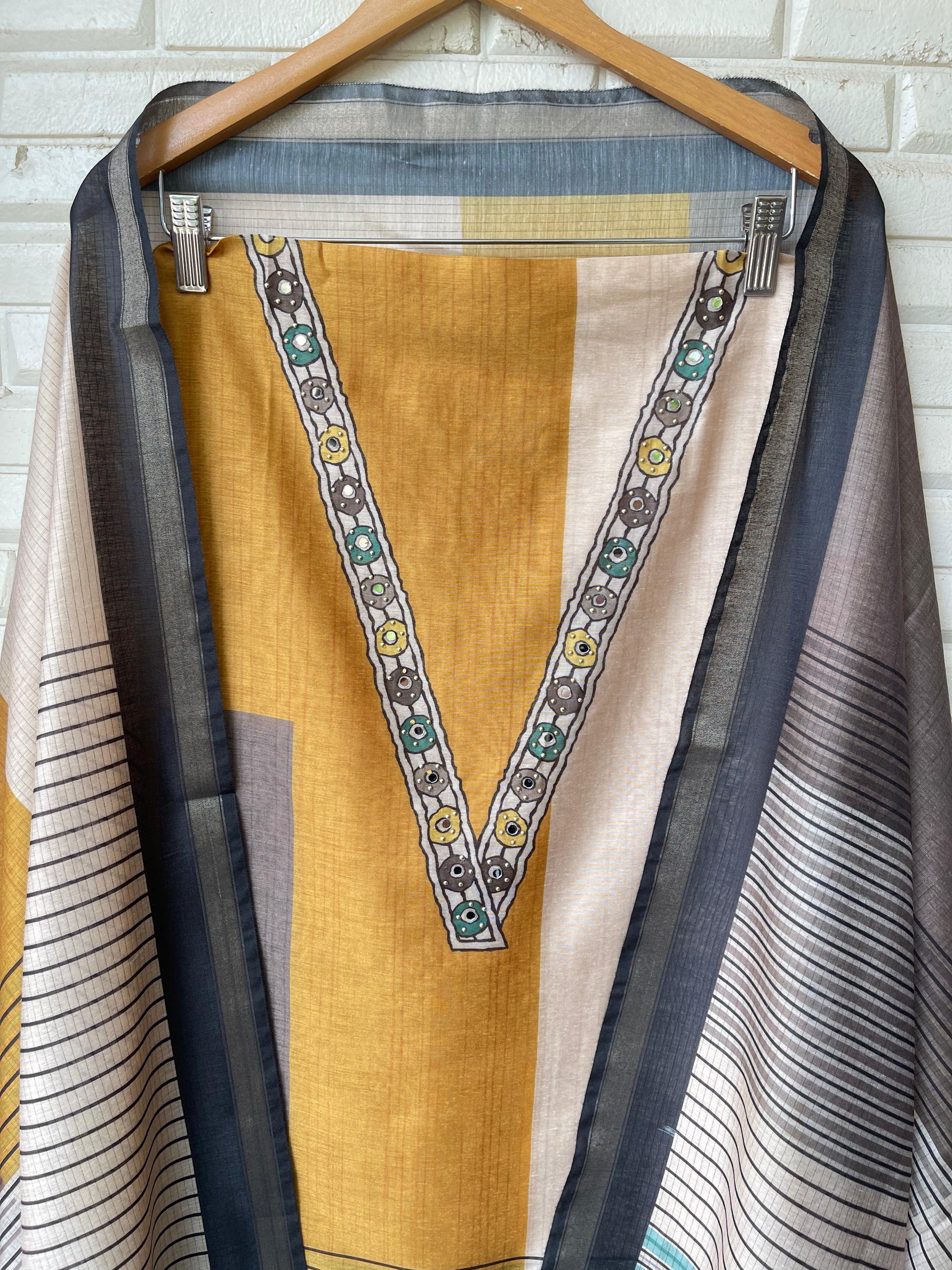 Soft Chanderi Silk Unstitched Ladies Suit RC18824 – view 4