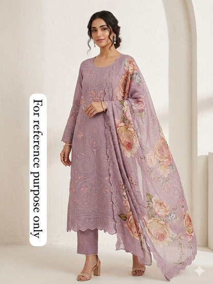 Organza Unstitched Ladies Suit RC-18802 (c)
