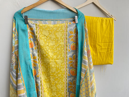 Soft cotton unstitched ladies suit Rc18483 (b)