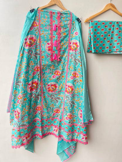 Cotton printed unstitched ladies suit Rc19129 (a)
