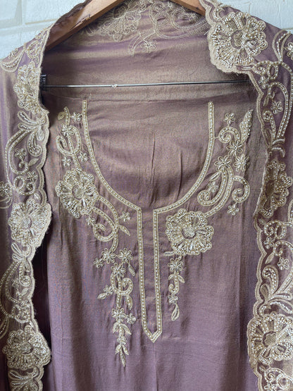 Shimmer silk unstitched ladies suit Rc17846 (a)