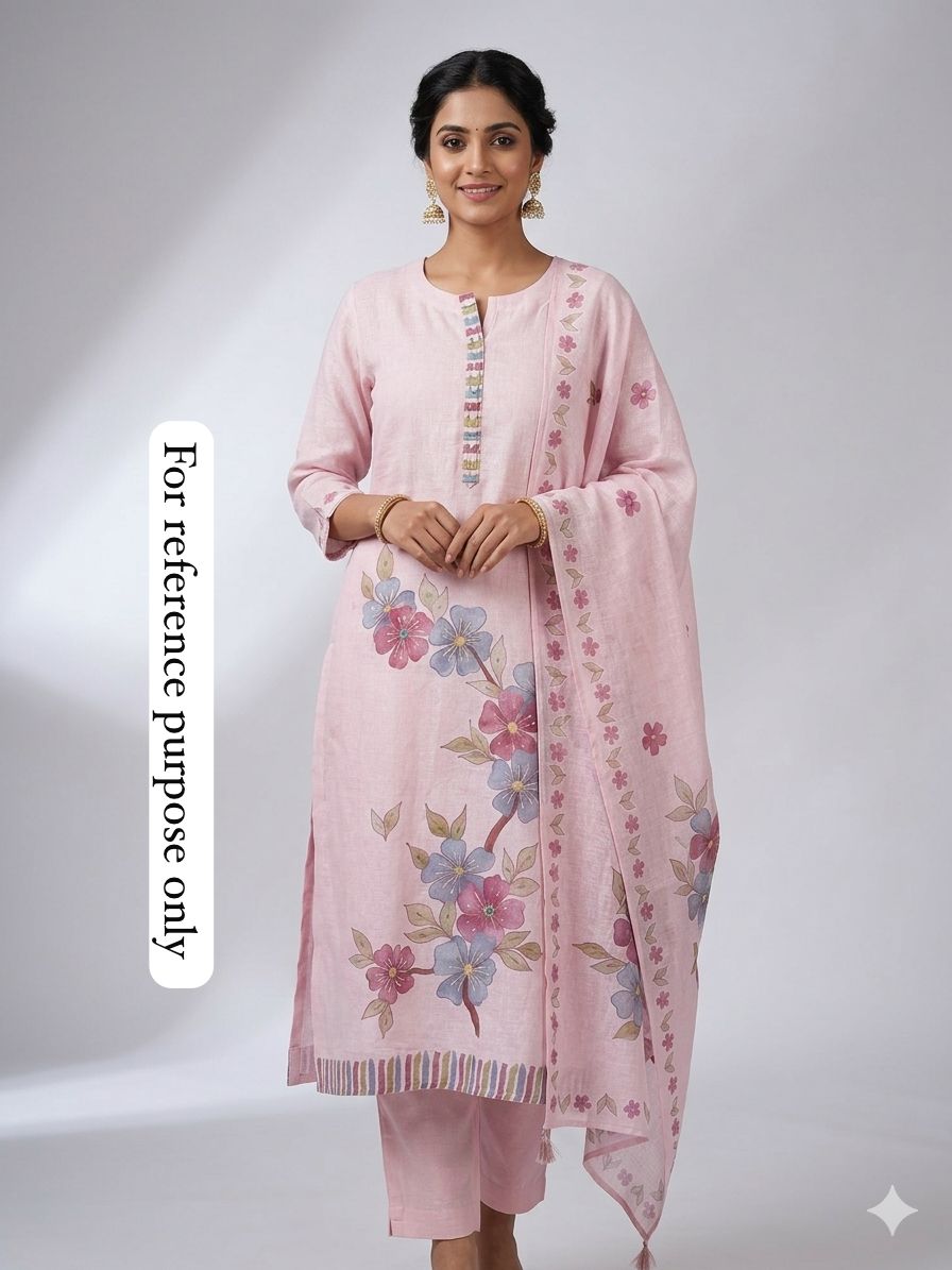 Linen Printed Unstitched Ladies Suit RC18636 – view 2