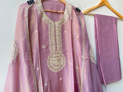 Shimmer silk unstitched ladies suit Rc19116 (c)