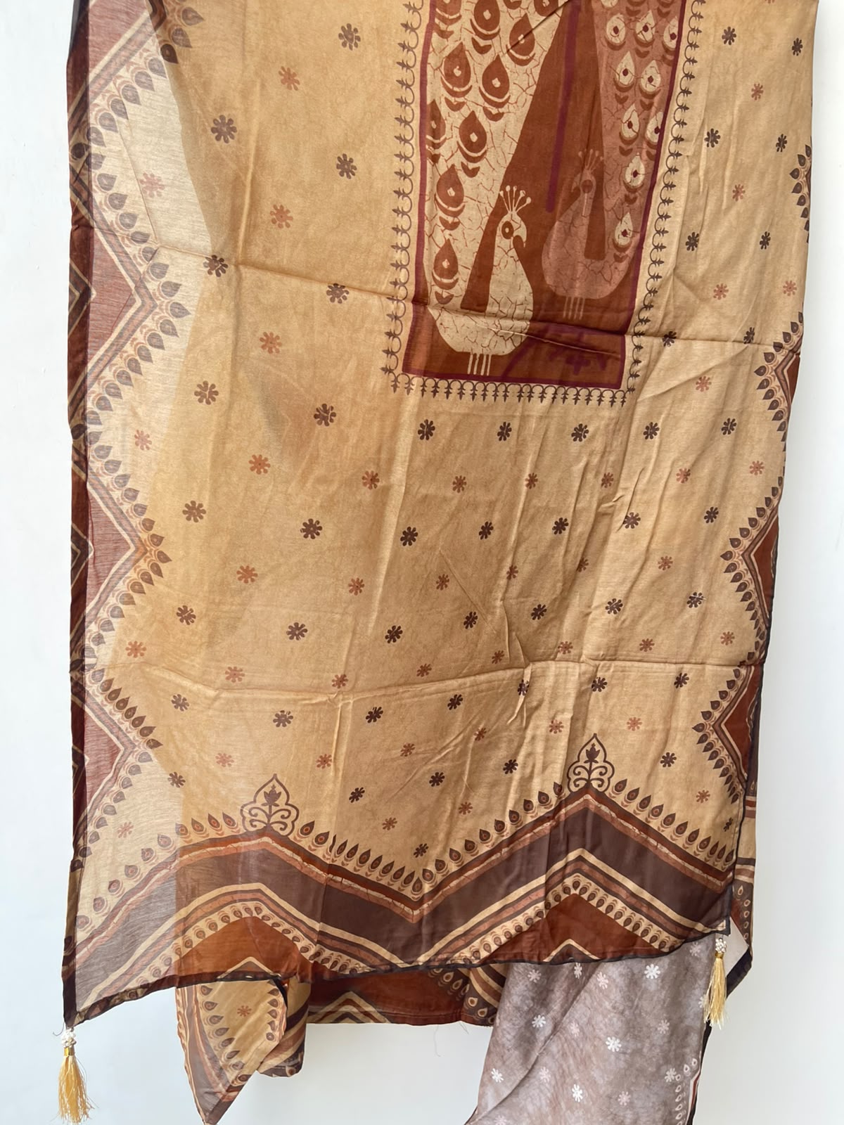 Mul cotton printed unstitched ladies suit Rc18962