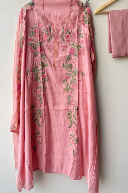 Mul chanderi unstitched ladies suit Rc19308 (a)