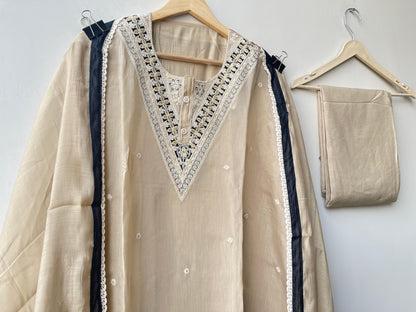 Mul chanderi unstitched ladies suit Rc18912