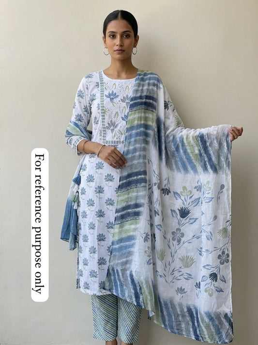 Cotton printed unstitched ladies suit Rc18941