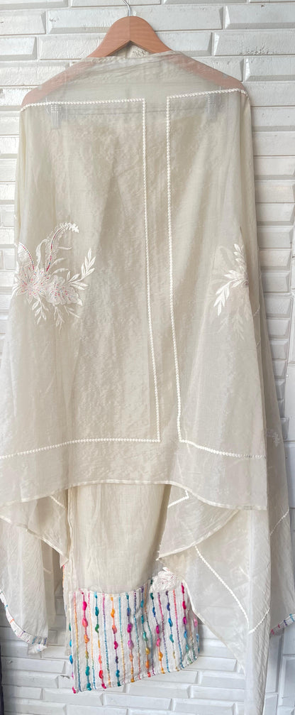 Mul chanderi unstitched ladies suit Rc17836