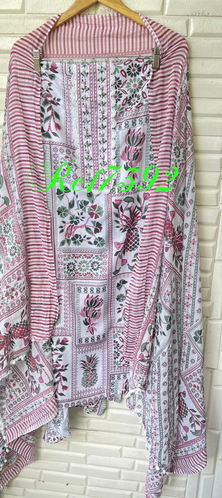 Cotton unstitched ladies suit Rc17392