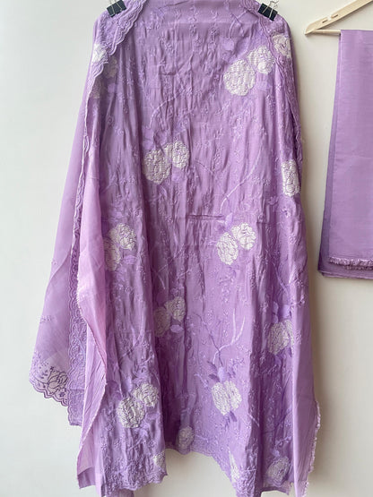 Mul chanderi unstitched ladies suit Rc18915