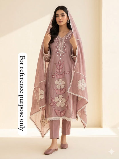 Mul cotton unstitched ladies suit Rc18977