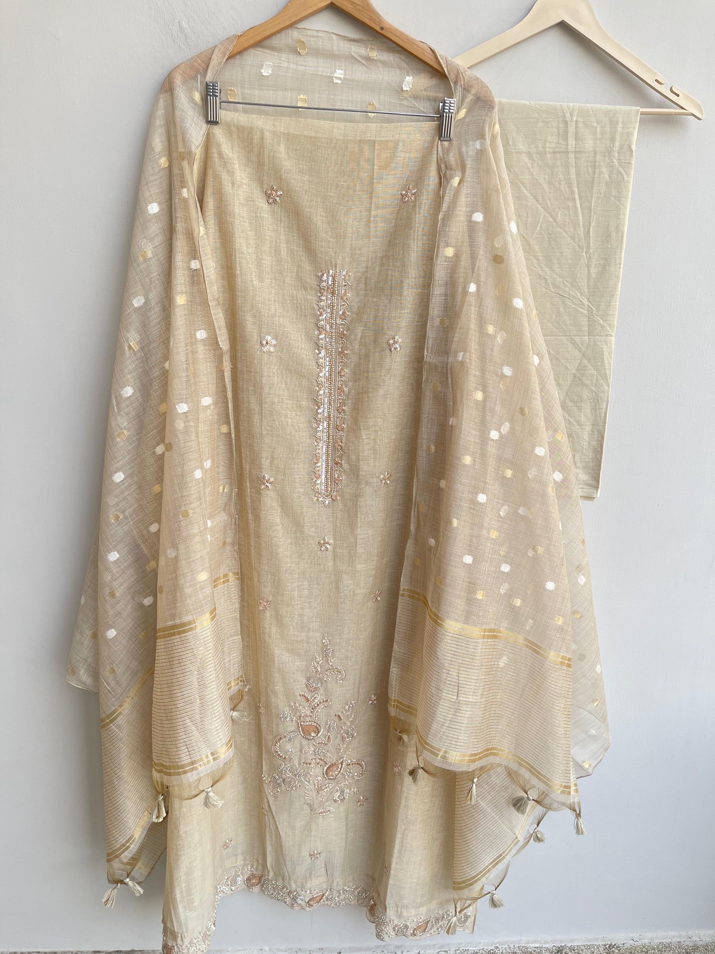 Mul chanderi unstitched ladies and Rc18492