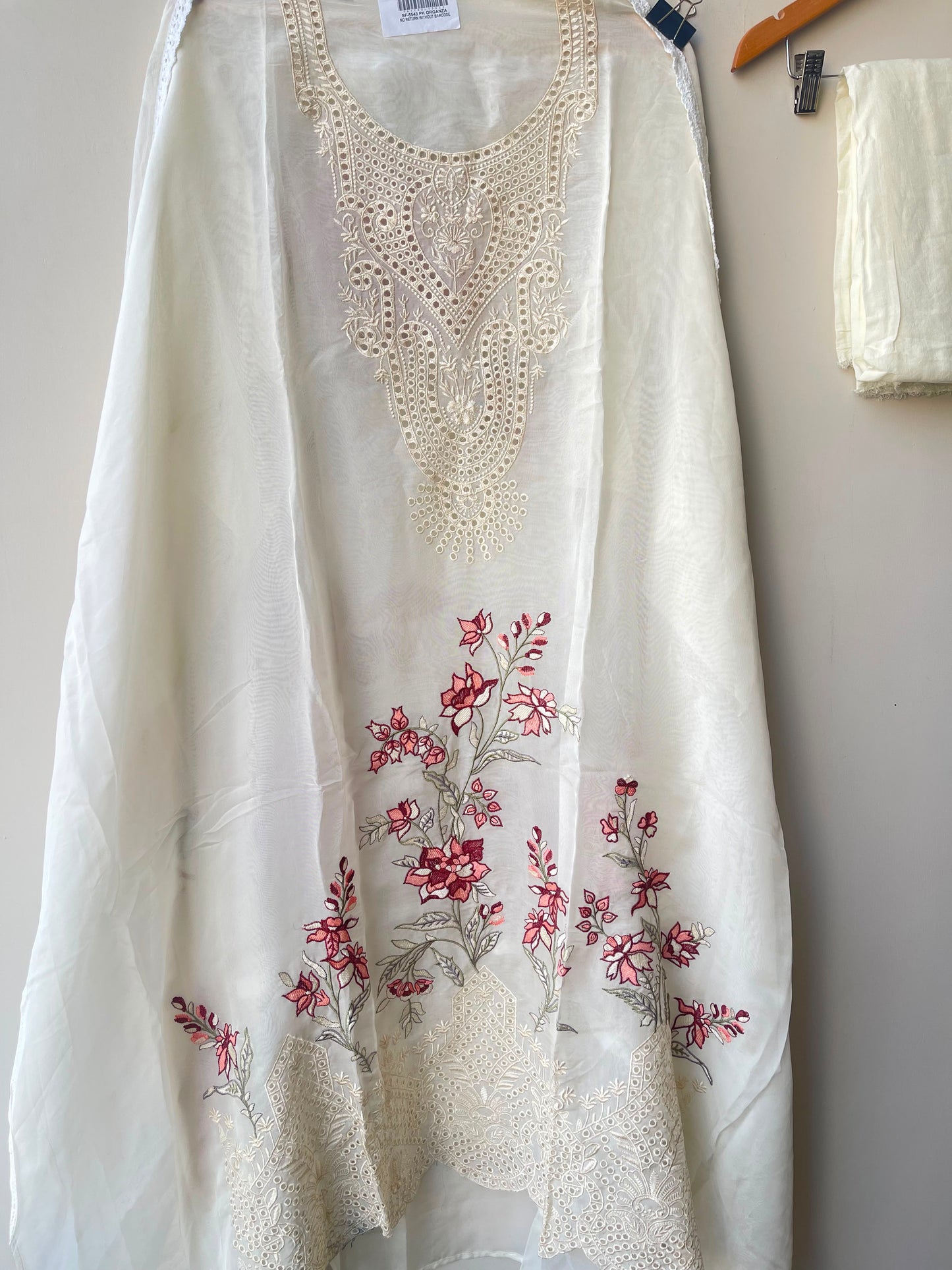 Organza unstitched ladies suit Rc18972