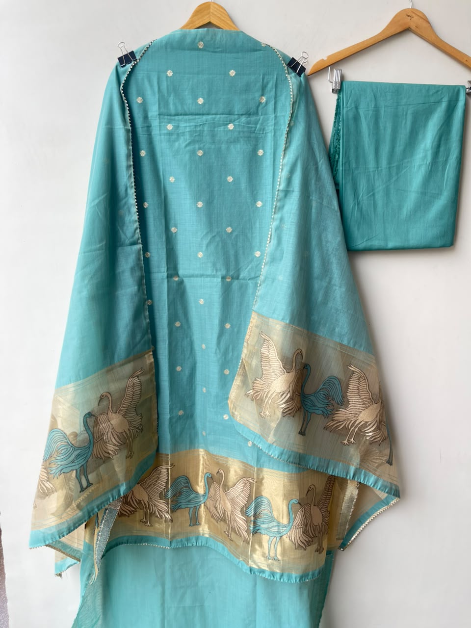 Banarasi mul chanderi ladies unstitched suit Rc19158 (c)