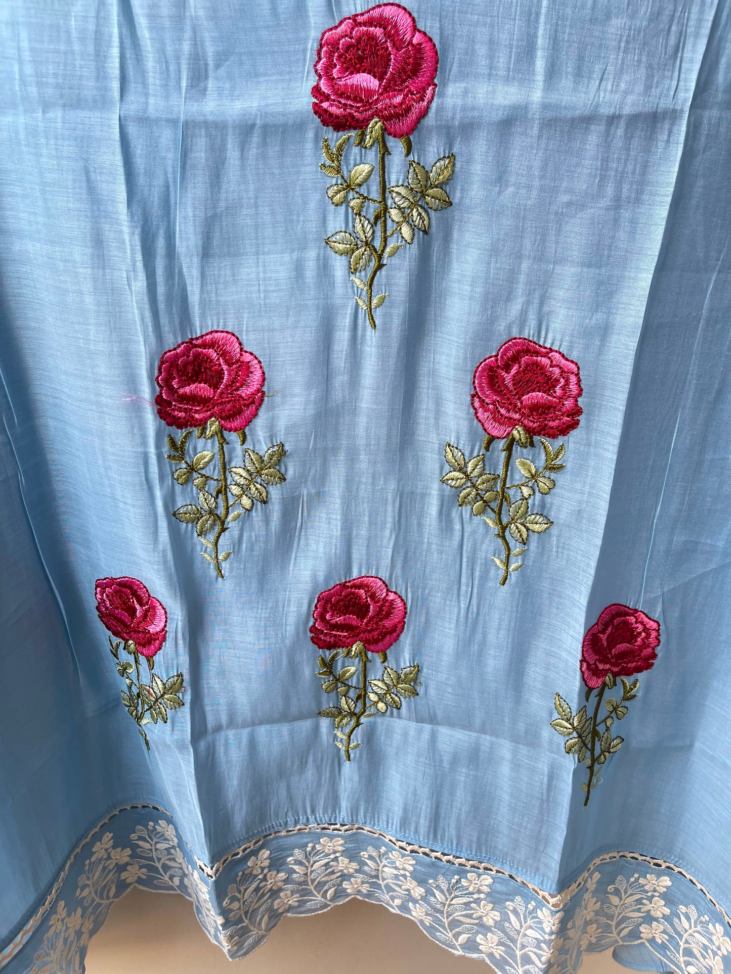 Mul chanderi unstitched ladies suit Rc19314