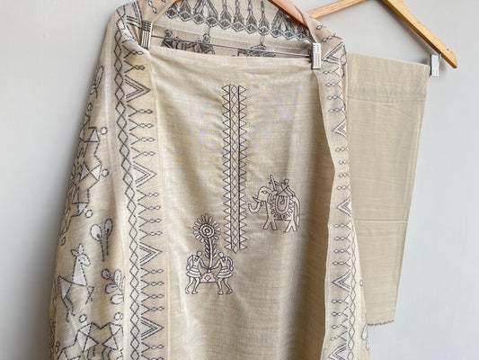 Khaadi Silk Worli Art Ladies Unstitched Suit RC-18558
