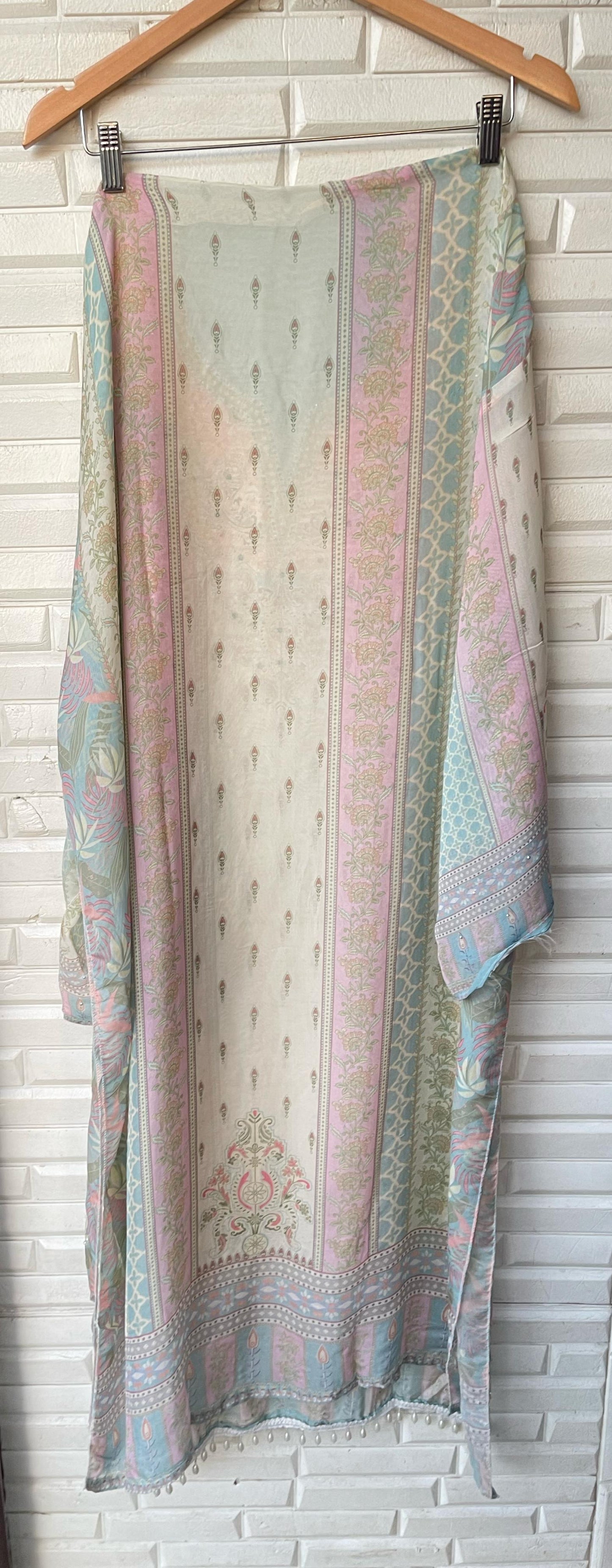 Organza unstitched ladies suit Rc16540