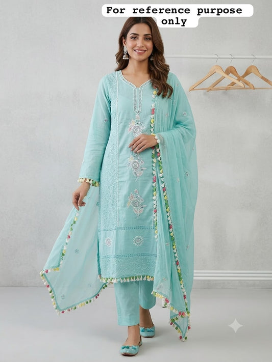 Cotton fabric unstitched ladies suit Rc19016 (a)