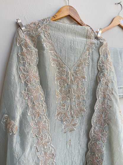 Pure crushed tissue ladies unstitched suit Rc18429 (b)