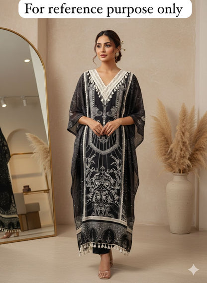 Muslin printed unstitched ladies suit Rc18423