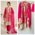 Cotton Printed Unstitched Ladies Suit with Crotia Work RC-19011(A)