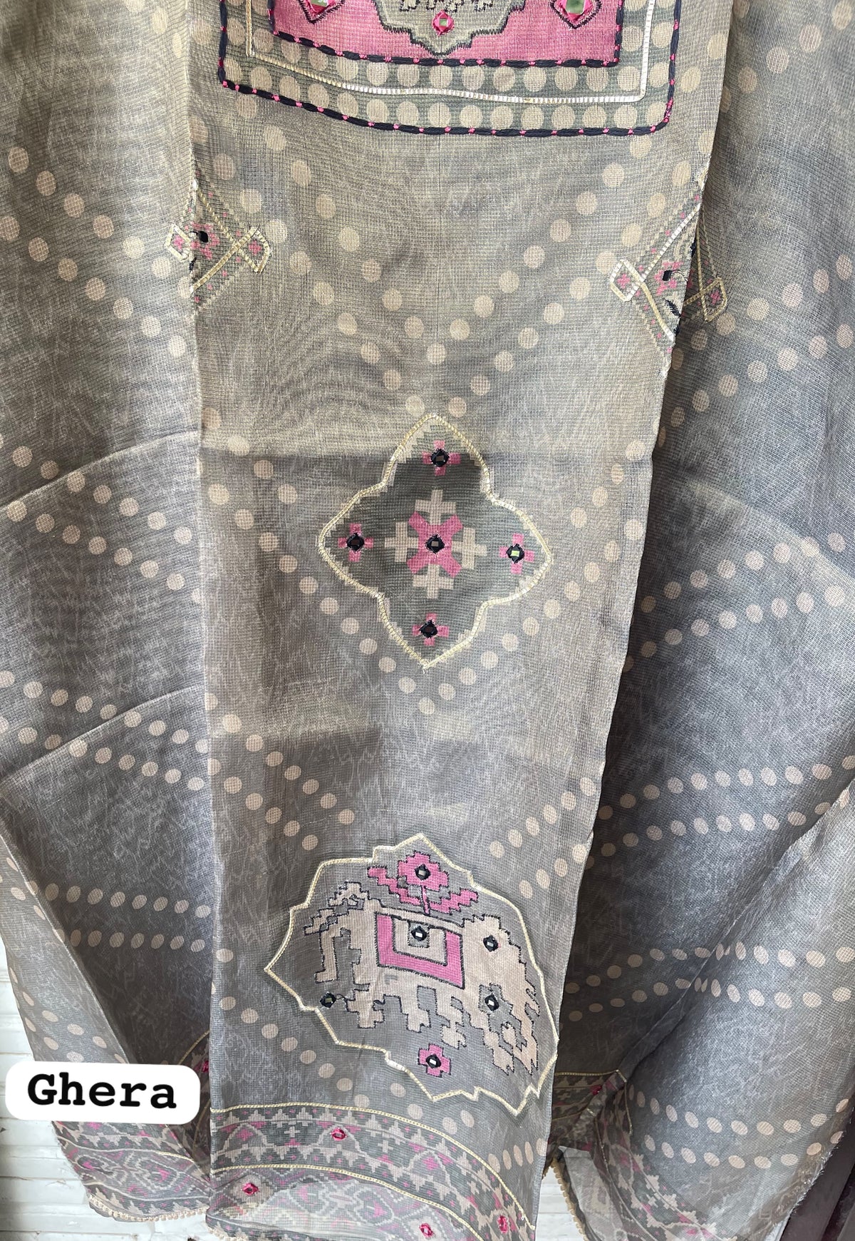 Shimmer Linen Printed Unstitched 3 Piece Designer Suit Set