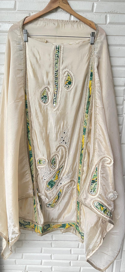 Banarasi shimmer silk unstitched ladies suit Rc17674(b)