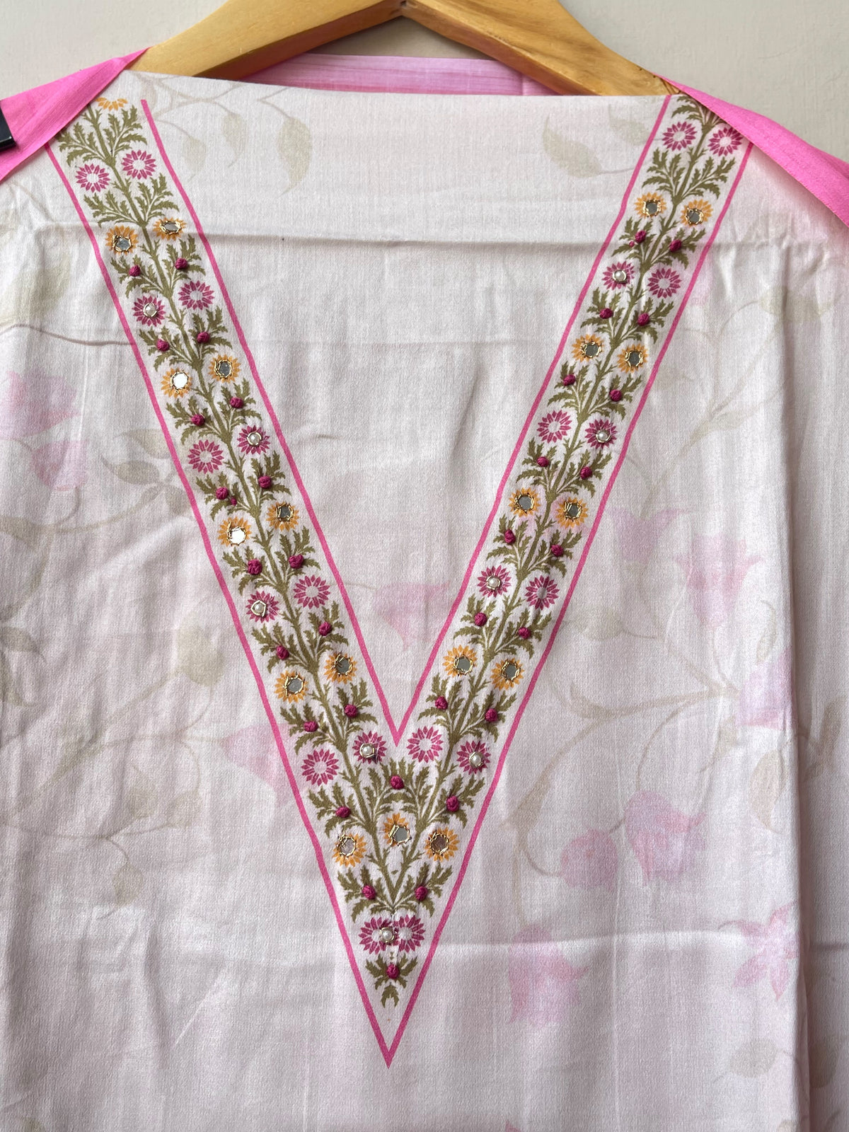 Premium Cotton Printed Unstitched 3pcs Designer Suit Set