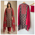 Cotton printed unstitched ladies suit Rc18982
