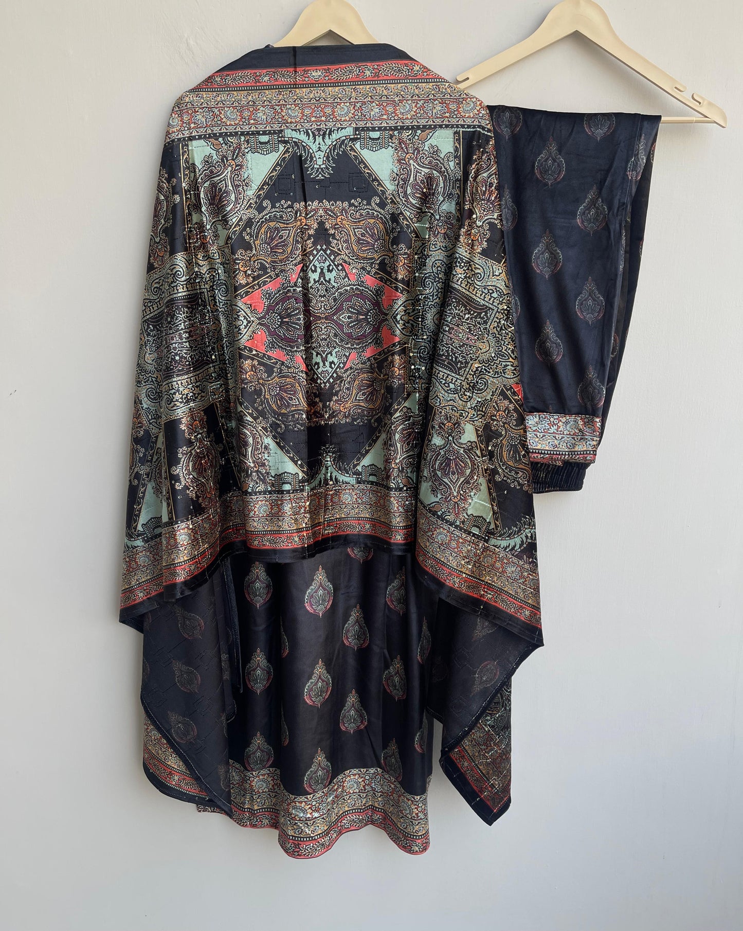 Micra velvet readymade ladies winter suit Rc18825