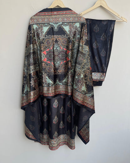 Micra velvet readymade ladies winter suit Rc18825