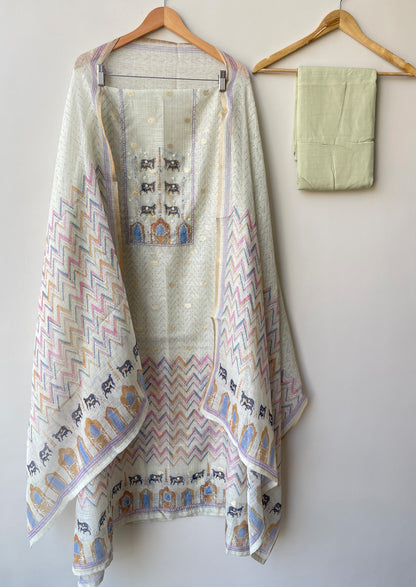 Banarasi Kota Doriya Ladies Unstitched Suit RC-18677 (a) – view 5