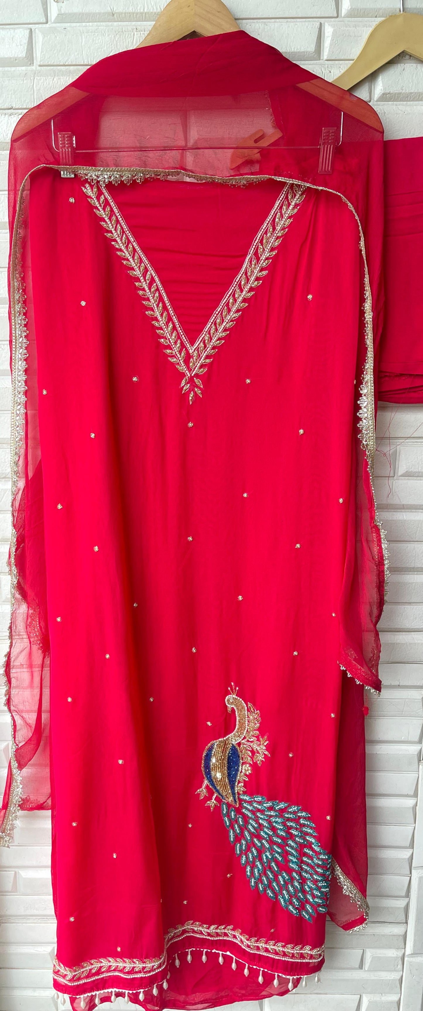 Organza unstitched ladies suit Rc17550 (b)