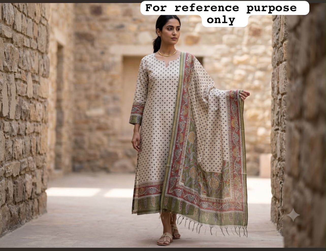 Mul chanderi maheshwari printed unstitched ladies suit Rc19070 (c)