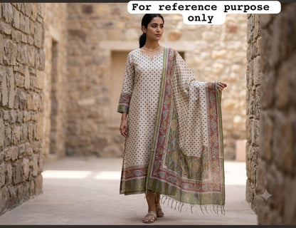 Mul chanderi maheshwari printed unstitched ladies suit Rc19070 (c)