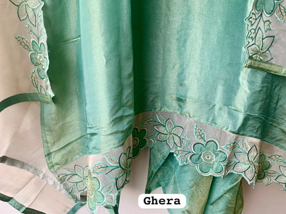 Shimmer Silk Organza Luxury Ensemble Unstitched Suit Set