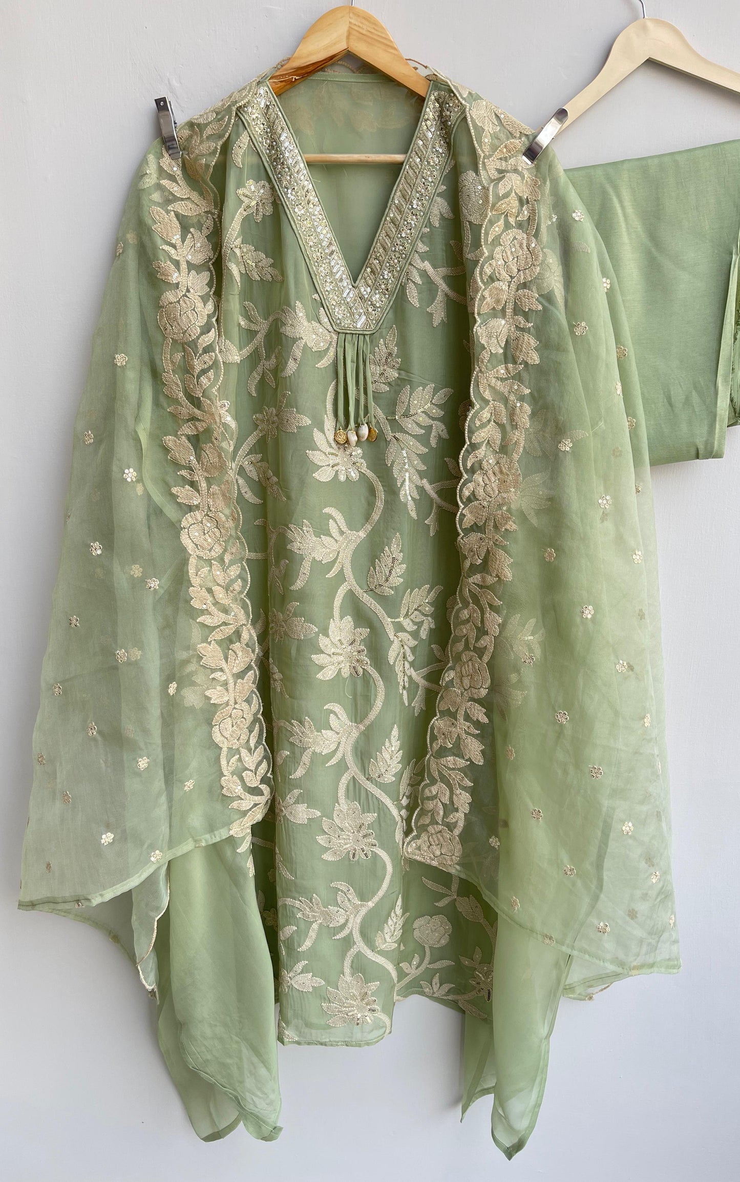 Organza unstitched ladies suit Rc17936 (b)