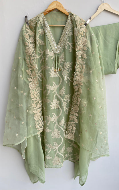 Organza unstitched ladies suit Rc17936 (b)