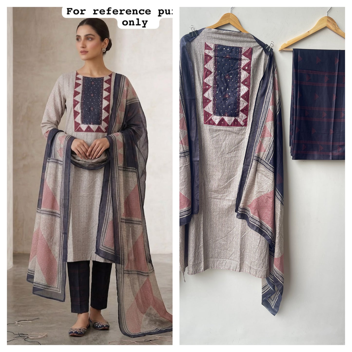 Cotton printed unstitched ladies suit Rc19194