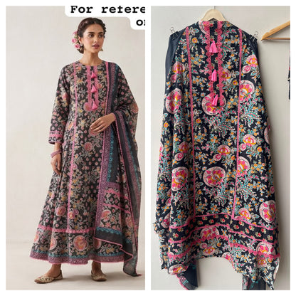 Cotton printed unstitched ladies suit Rc19129 (b)