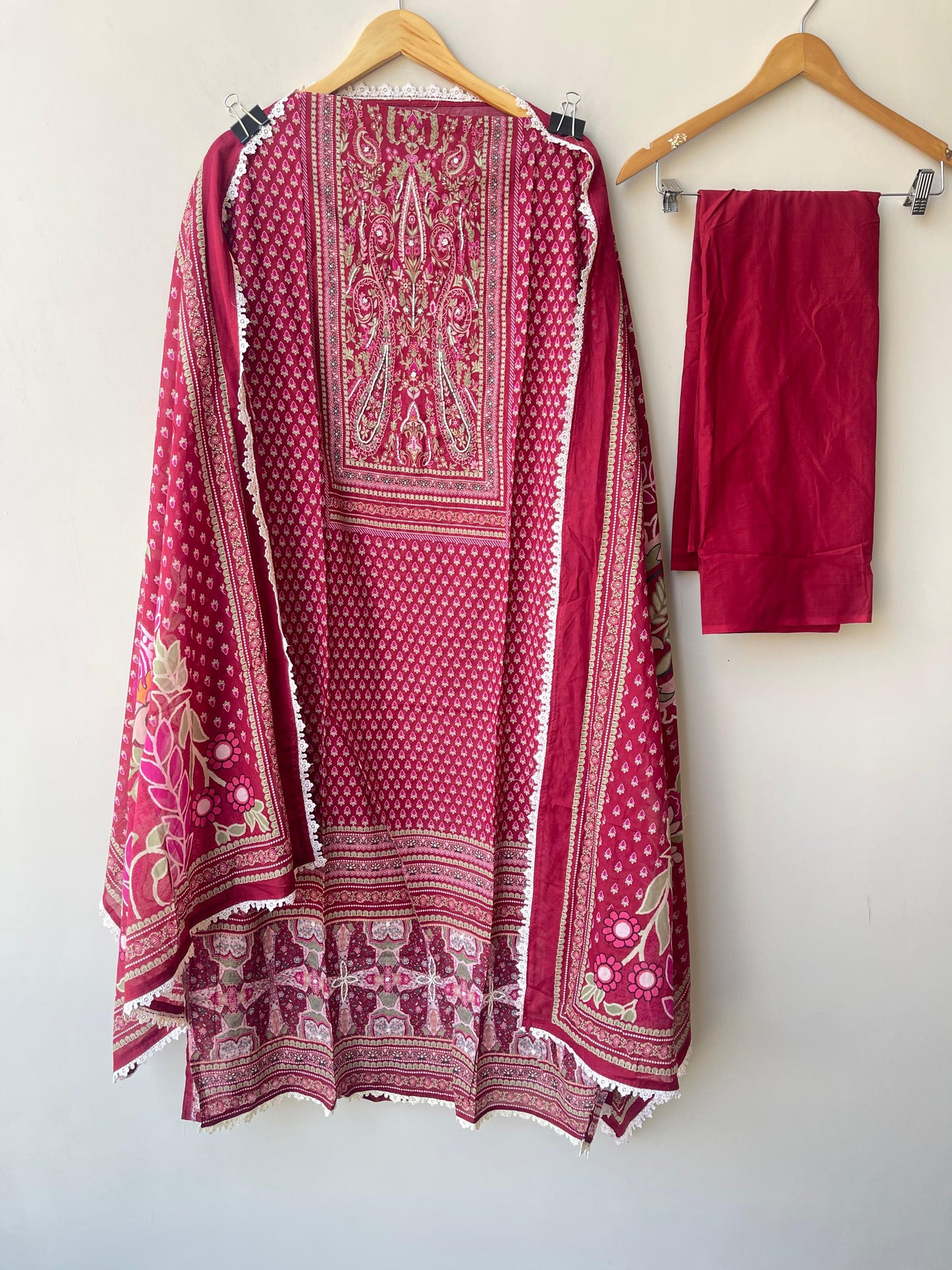 Mul Chanderi Unstitched Ladies Suit RC-18885 – view 7