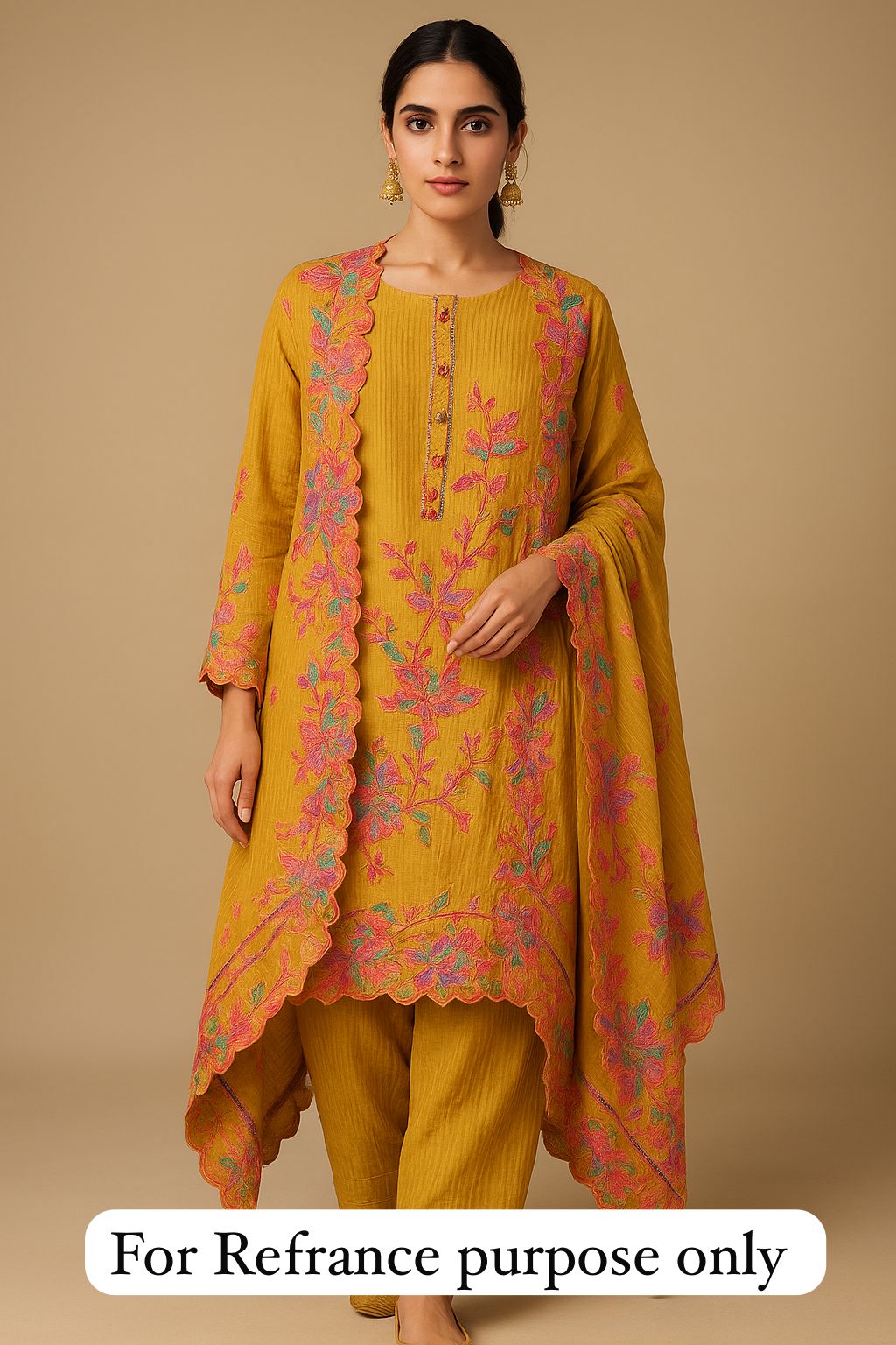 Pure crushed shimmer tissue silk unstitched ladies suit Rc17735