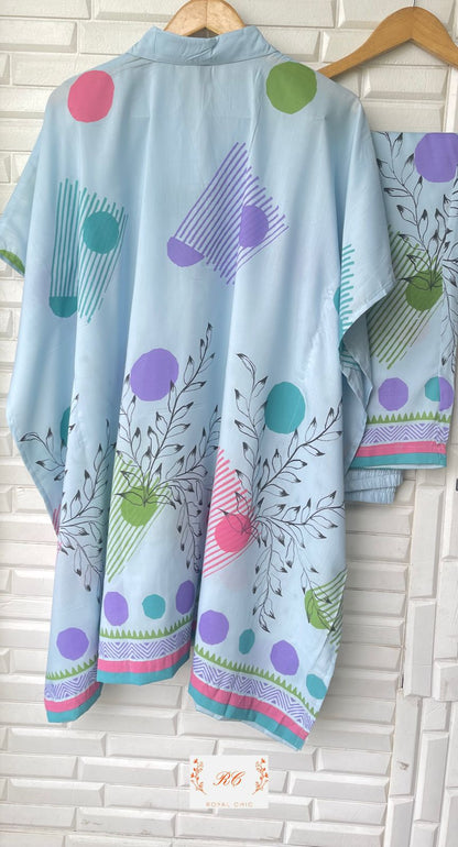 Muslin Cotton Ready to Wear Co-ord Set Rc12141