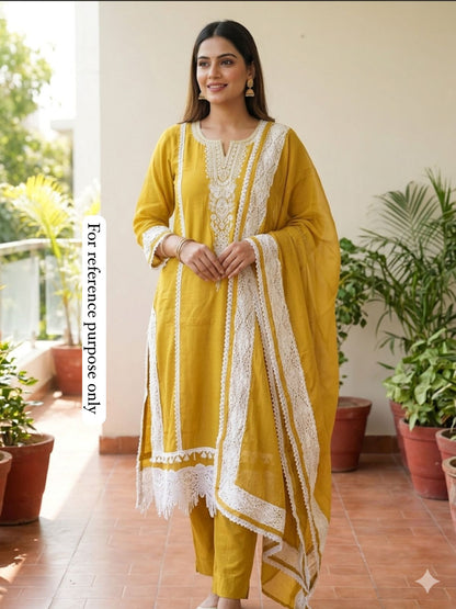 Mul chanderi unstitched ladies suit Rc18930