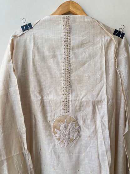 Banarasi mul chanderi ladies unstitched suit Rc19095