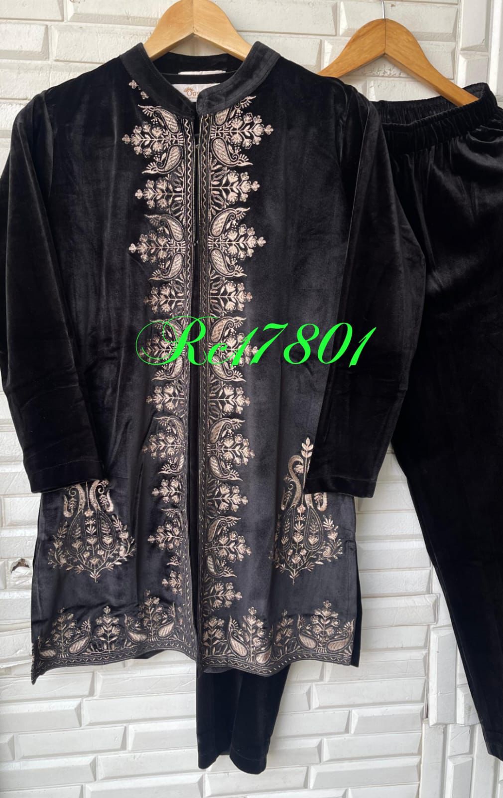 Micra velvet stitched readymade winter ladies coord set Rc17801