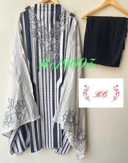 Cotton printed unstitched ladies suit Rc19093