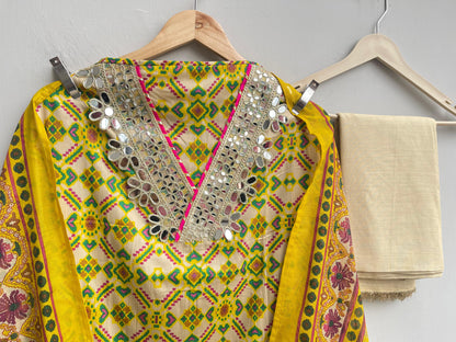 Cotton Printed Unstitched Ladies Suit RC-18282